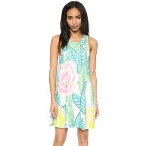 Mara Hoffman Floral Ponte Swing Shift Dress Size XS
